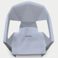 SILLA GEOMETRICA GRIS XL-6005 - Image 2