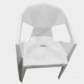SILLA GEOMETRICA GRIS XL-6005