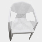 SILLA GEOMETRICA GRIS XL-6005