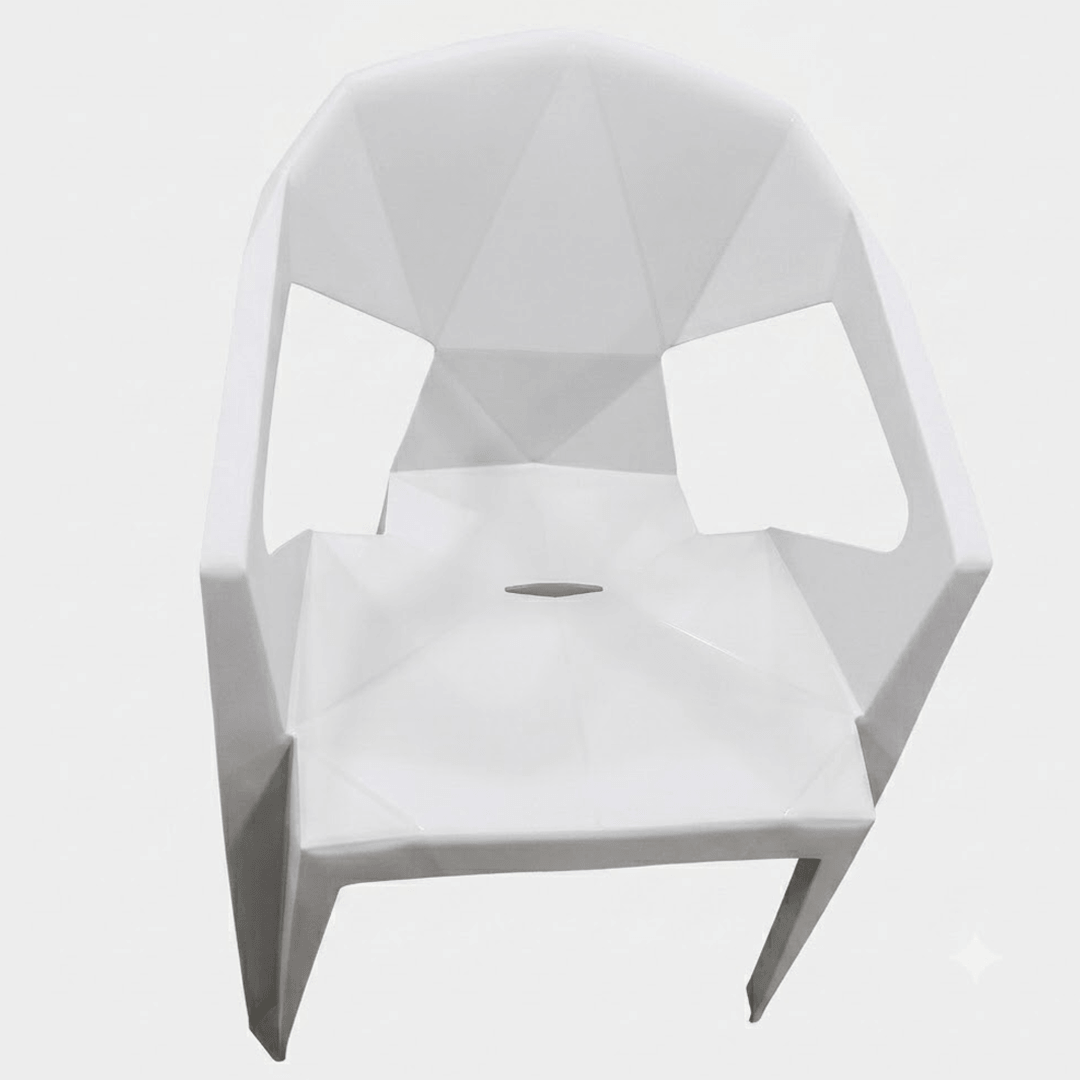 SILLA GEOMETRICA GRIS (4) SILLA GEOMETRICA GRIS XL-6005 - Image 1
