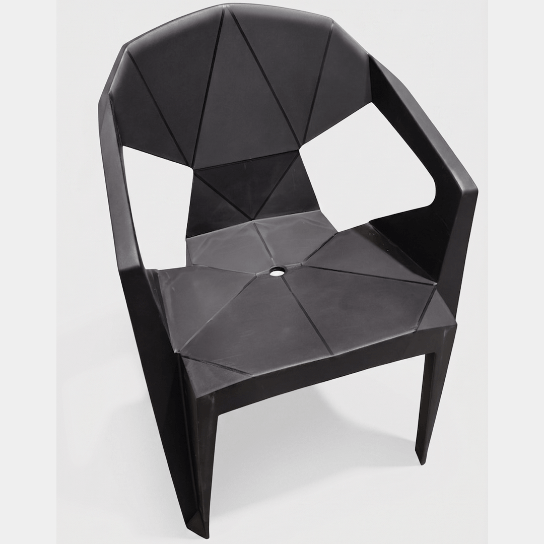 SILLA GEOMETRICA NEGRA (1) SILLA GEOMETRICA NEGRA XL-6005 - Image 1