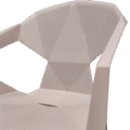 SILLA GEOMETRICA PALO DE ROSA XL-6005 - Image 3