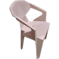 SILLA GEOMETRICA PALO DE ROSA XL-6005 - Image 2