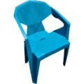 SILLA GEOMETRICA AZUL TURQUEZA XL-6005 - Image 4