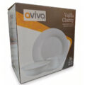 VAJILLA AVIVA CLARITY DE VITROCERAMICA 4 PUESTOS 16 PIEZAS REF NR16A-CL - Image 2