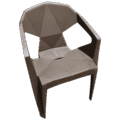 SILLA GEOMETRICA CAFE XL-6005 - Image 2