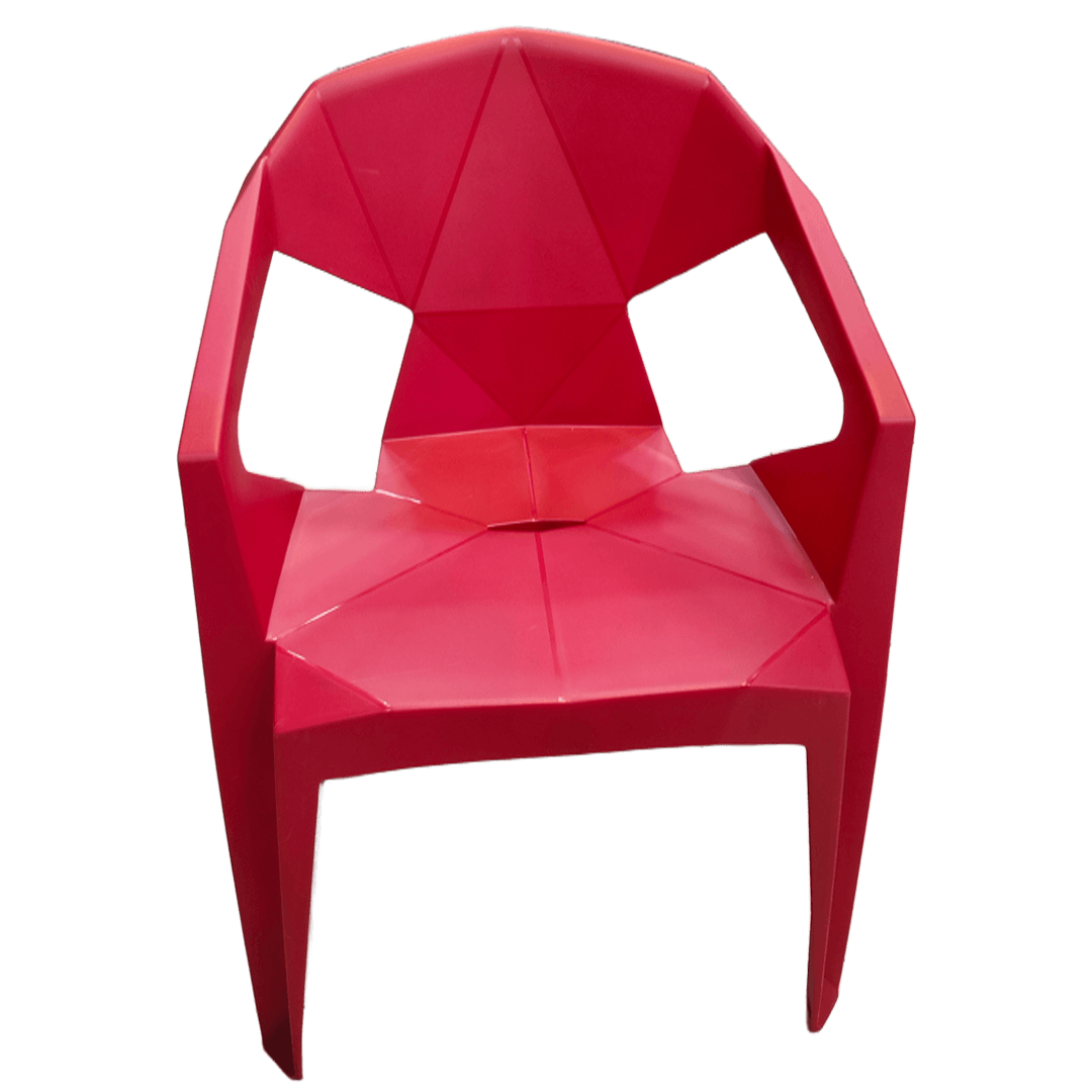 silla-roja4 (1) SILLA GEOMETRICA ROJA XL-6005 - Image 1