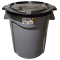 TANQUE MULTIUSOS GRIS ANDECOL 80LTS C/TAPA REF: MP0235