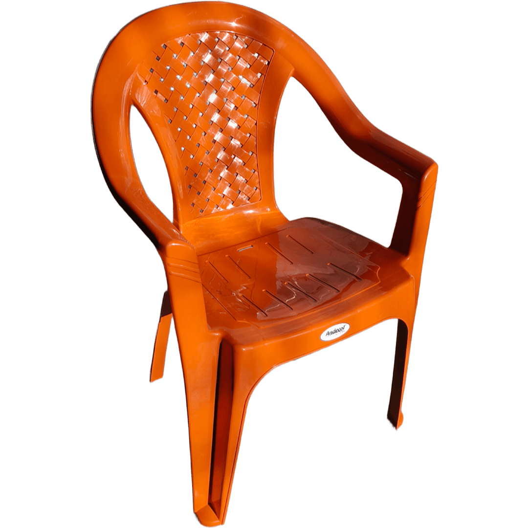 SILLAS-EPICA-NARANJA (1) Volver a los productos SILLA EPIKA ADULTO NARANJA PELETIZADA CON BRAZO - Image 1
