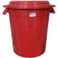 TANQUE 50 LITROS C/TAPA ROJO COLPLAST